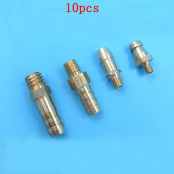 

10PCS Copper Water Cooling Faucet M3 M4 M5 M6 Thread Brass Pipe Fitting Coupler Connector Water Nipples Fuel Nozzles for RC Boat