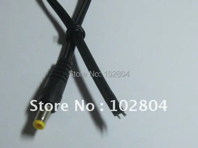 

8 pcs DC Power Plug Male Connector 5.5x2.1mm With Cord Cable 25cm 18AWG