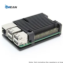 Raspberry pi 4 Модель B 4b охлаждающий чехол алюминиевый радиатор распределительная коробка совместимый RPI 3B 3B