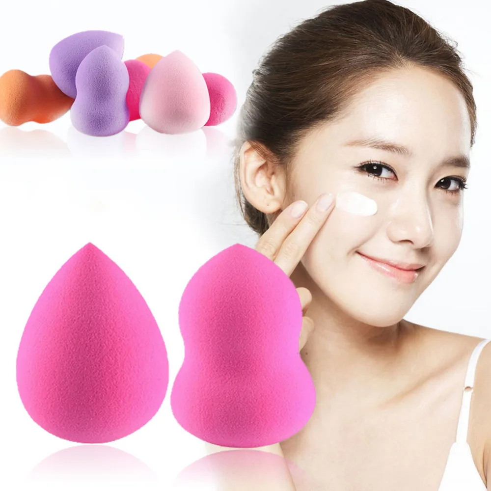 4Pcs Makeup Foundation Sponge Puff Makerp Powder Smooth Blending