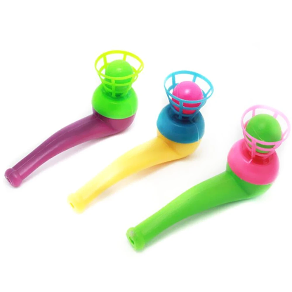 

Outdoor Fun Sports Entertainment Gift Random Color Suspended Pipe Blowing Ball Plastic Balance Training Learning Educational Toy
