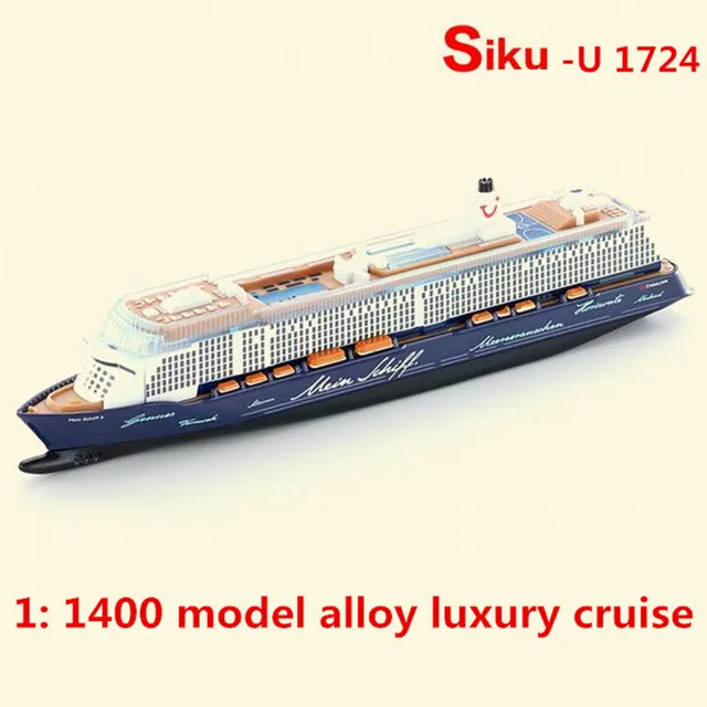 1//1400 Scale Luxury Cruise Liner Ship Model for Collectibles Decorations Display