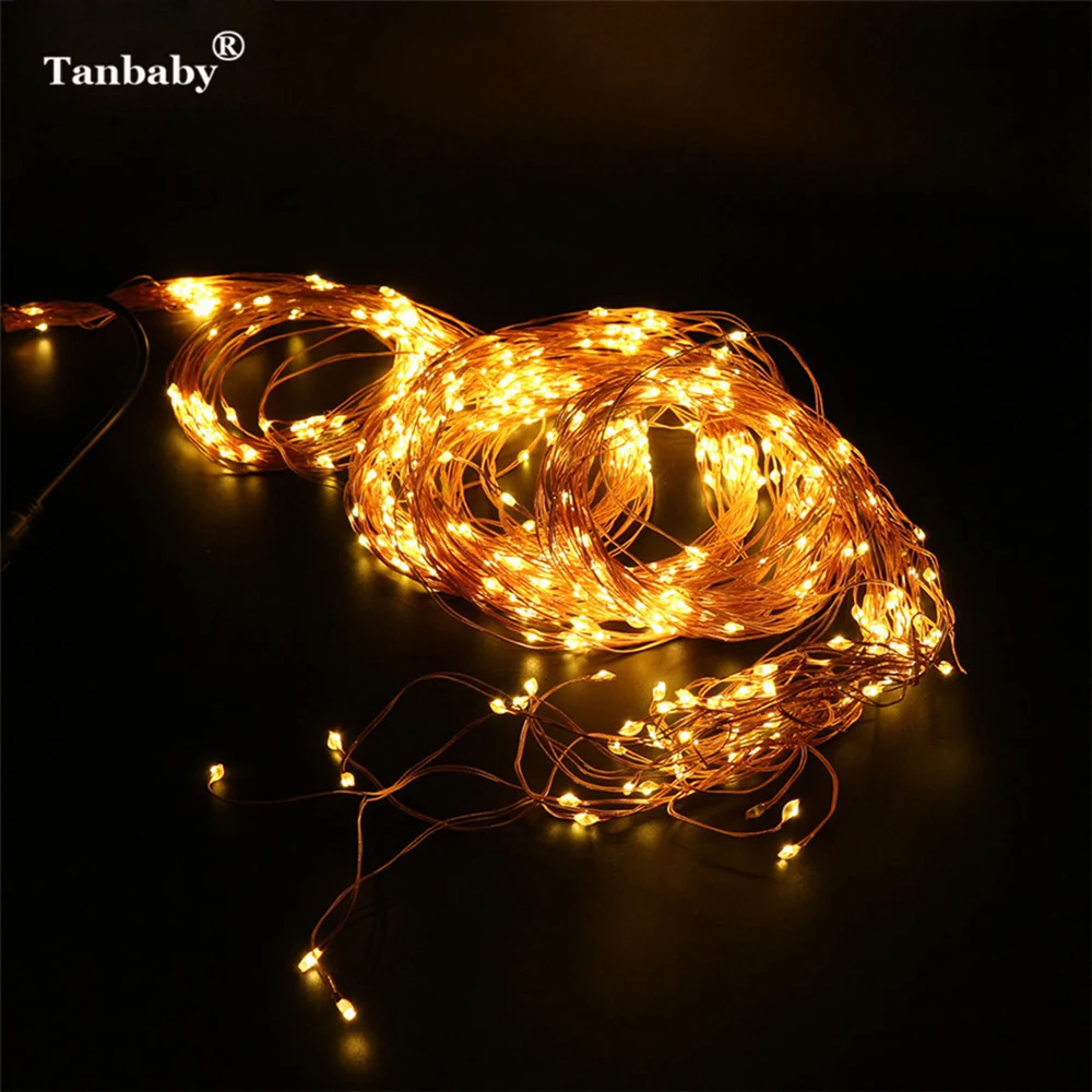 

Tanbaby DC12V 20X2M 400 LED Fairy string Lights Super Soft Flexible Strip DC5.5X2.1mm Outdoor Decoration Xmas Tree,Garden,Party