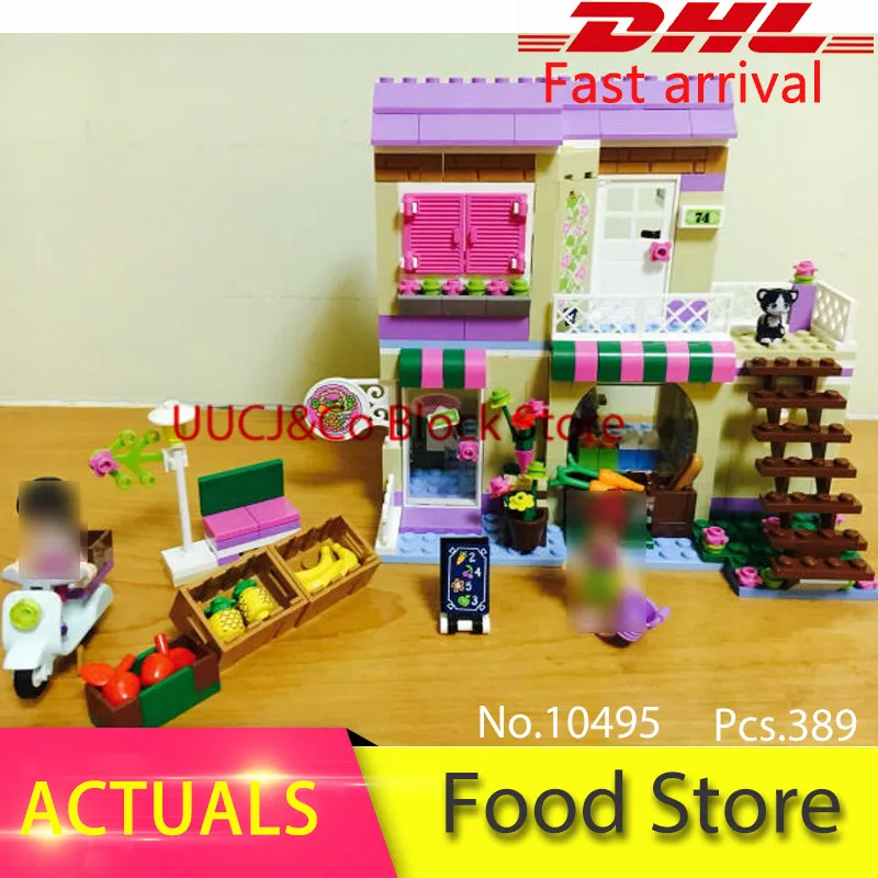 Heart Lake City food store 41108 Friend Model Building Block 10495 Toys For Children Gift Mia Maya Figures Compatible with Block bela city heartlake food market diy building blocks set mia maya figures bricks compatible with l brand toys for children gift