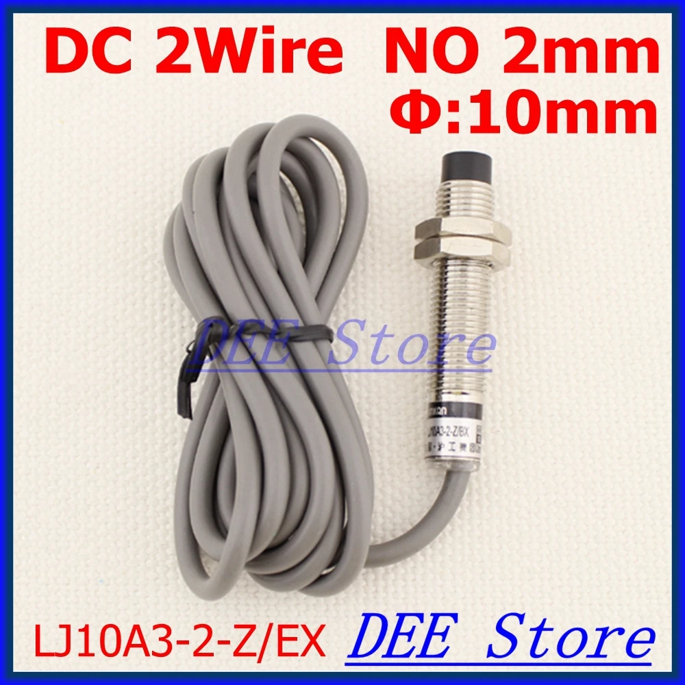 

DC6-36V 2Wire NO DC 200mA Detection Distance 2mm M10 Proximity Switch sensor switch Inductive Proximity Sensor LJ10A3-2-Z/EX