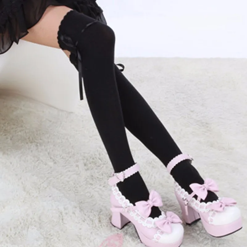 Knee-Socks-Sexy-Thigh-High-Socks-with-Ribbon-Bow-Tie-Accessories-Female-Long-Socks-for-Women (1)
