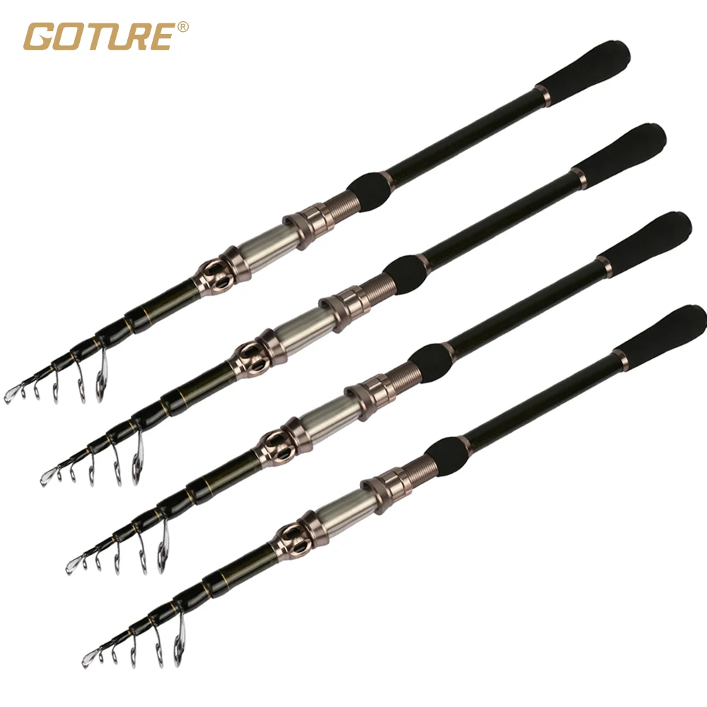 Telescopic Lure Fishing Rod Spinning Fishing Rods for Freshwater and