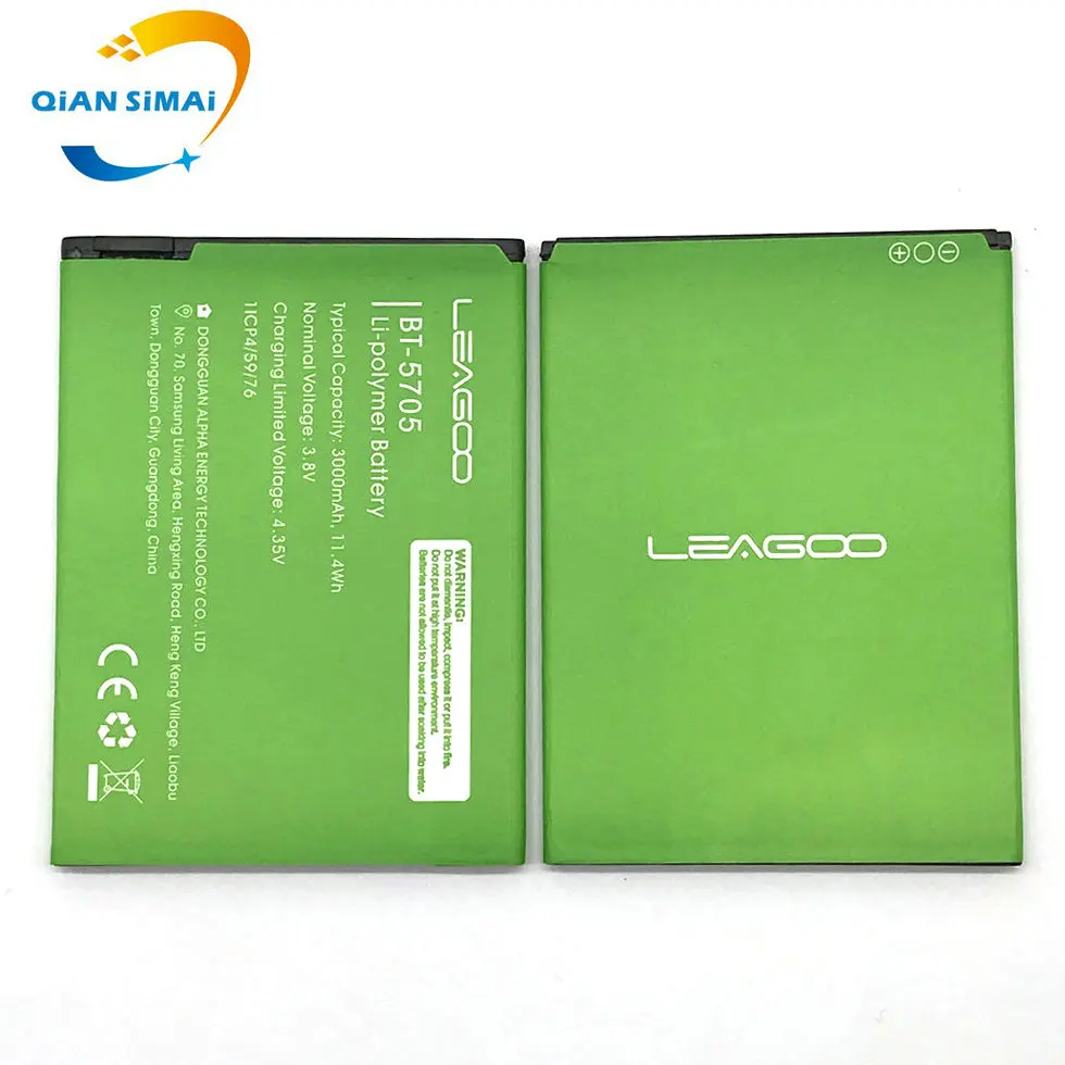QiAN SiMAi 3000 мАч новинка 100% высокое качество BT 5705 BT5705 аккумулятор для Leagoo M9 pro