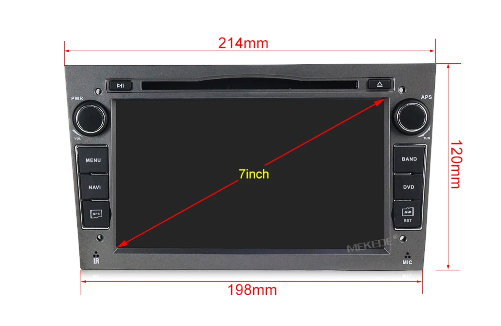 Clearance MEKEDE Android 8.1  Car DVD GPS Navigation Player for  Opel Astra Vectra Antara Zafira Corsa with SWC wifi BT 3G free shipping 1