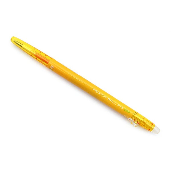 [Стираемая ручка] гелевая ручка пилот тонкий 0,38 мм FriXion Милая школьная Ручка Скрапбукинг каракули японский кавайный канцелярский LFBS-18UF - Цвет: Honey Yellow (HY)