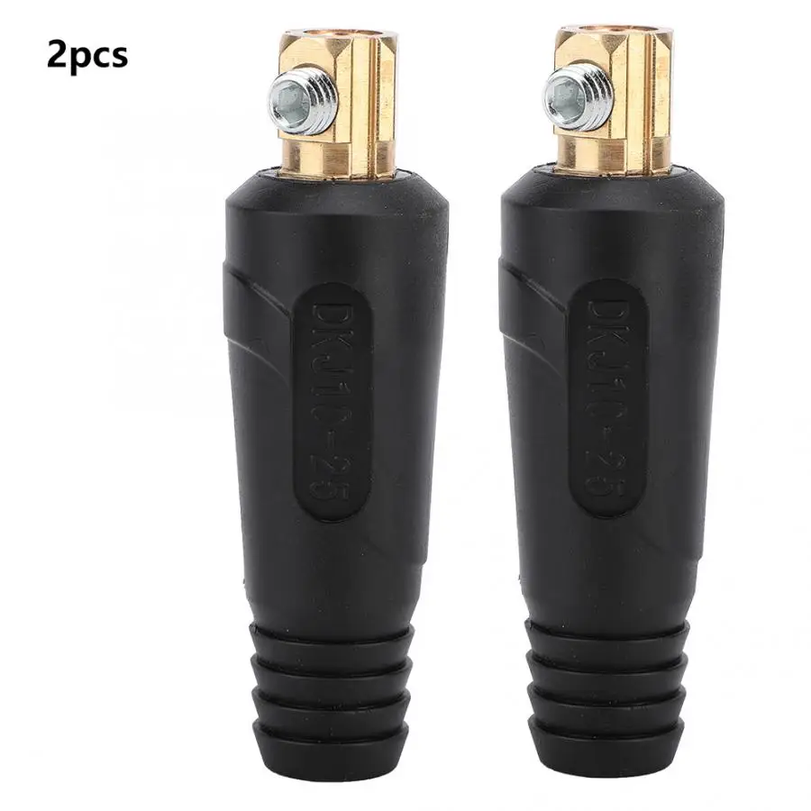 

2pcs/set Copper Euro Style Welding Cable Quick Connector Pair 200A/315A/400A DKJ Welding Wire Socket Connector Plug Connector