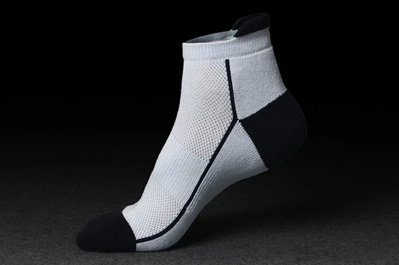 5 пар сетки плед толще мужские безбортные носки эластичность Формирование Уход за ногами Для мужчин носок осень удобные антибактериальные