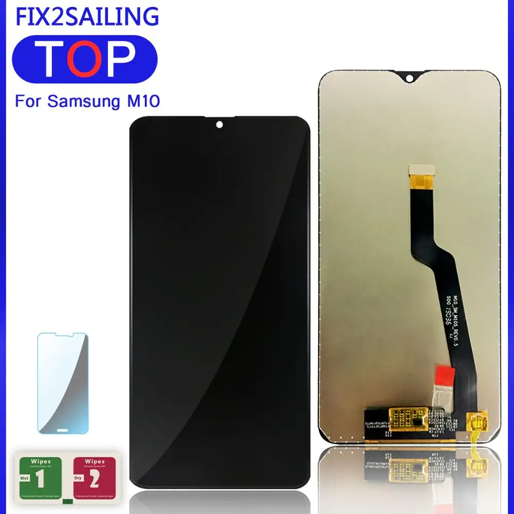 ЖК дисплеи 6 22 дюйма для Samsung Galaxy M10 2019 Φ M105F M105DS дисплей с сенсорным экраном в