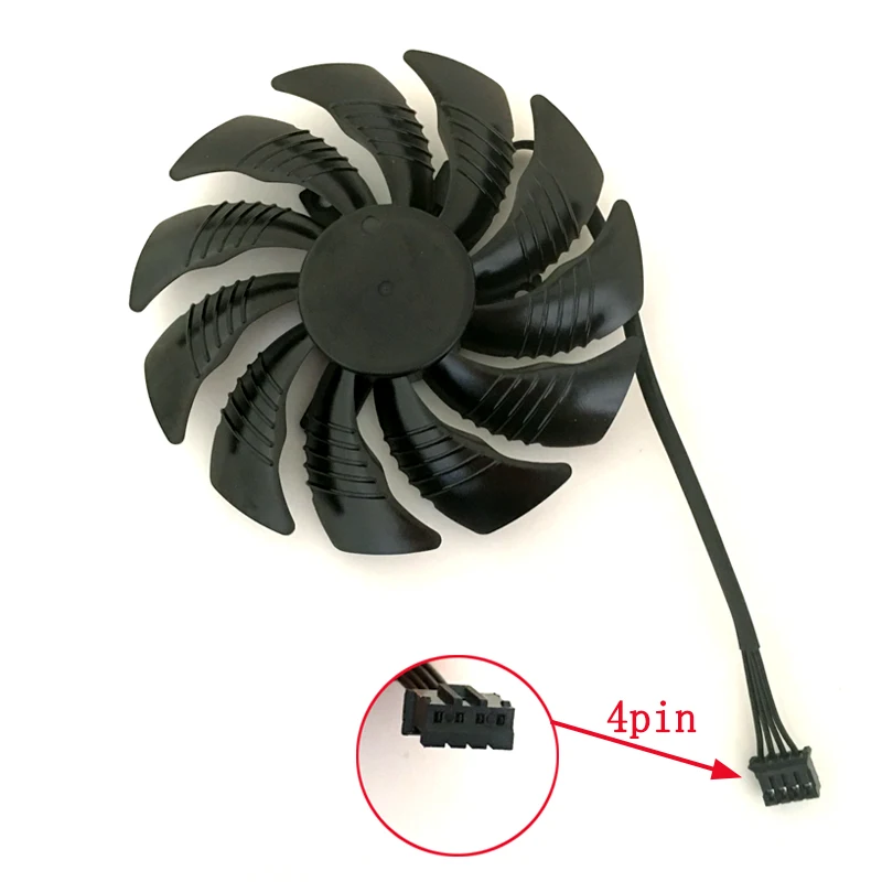 Кулер для Gigabyte Geforce GTX1070 1060 GTX 1050 Ti Mini ITX G1 Radeon 1 шт.|Кулеры/вентиляторы/системы