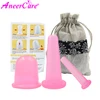 3pcs Silicone Body Facial Massage Set For Face Neck Back Eyes Massage Cans Anti-cellulite Massager Suction Cup Treatment 2