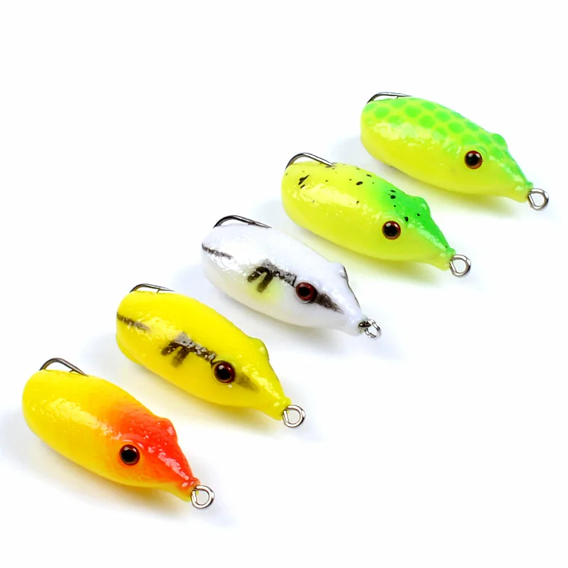 

Luya bait 5cm/5.4g simulation frog silicone soft bait artificial bionic plastic bait fishing lure set outdoor fishing tackle