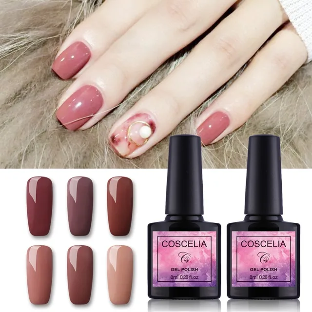 Pink 8ml Gel Nail Polish All For Manicure Pedicure Pink 8ml Gel Nail Polish All For Manicure Pedicure Polishes Tips Decoration