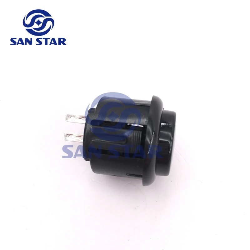 push button 8 black 