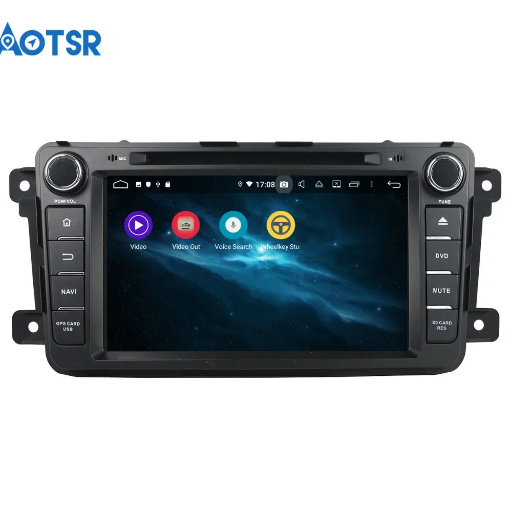 Discount 2Din Android 9.0 4G 64G multimedia Car Radio Player for MAZDA CX9 CX-9 2012-2013 Auto Accessorie tape recorder headunit DSP IPS 5