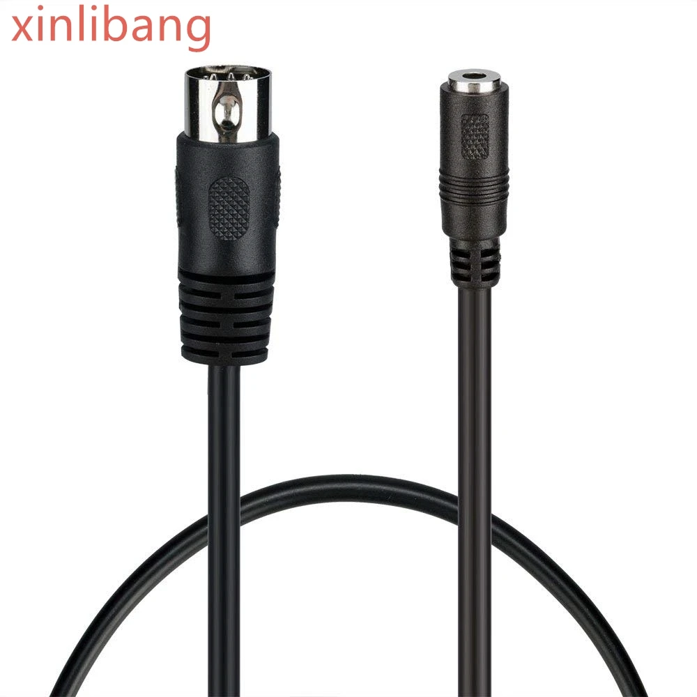 

DIN 5Pin Male to 3.5mm Female MIDI Cable 3.5mm Female to Male 5 Pin DIN Adapter Splitter Cable (1.5ft)