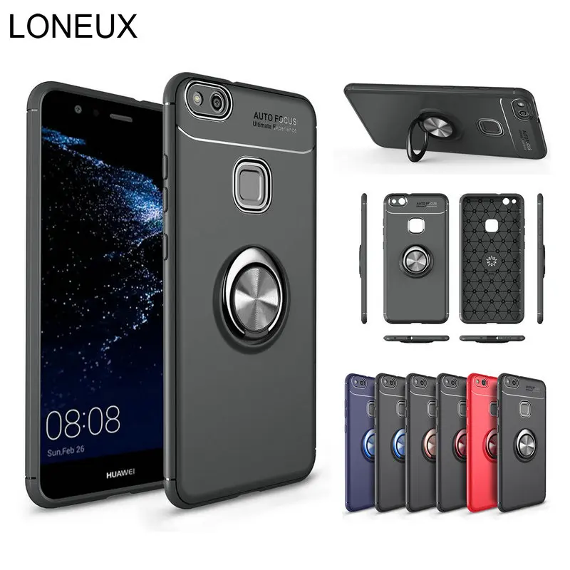 LONEUX Case for Huawei P10 Lite Phone with Rotatable Finger Ring For Plus/ |