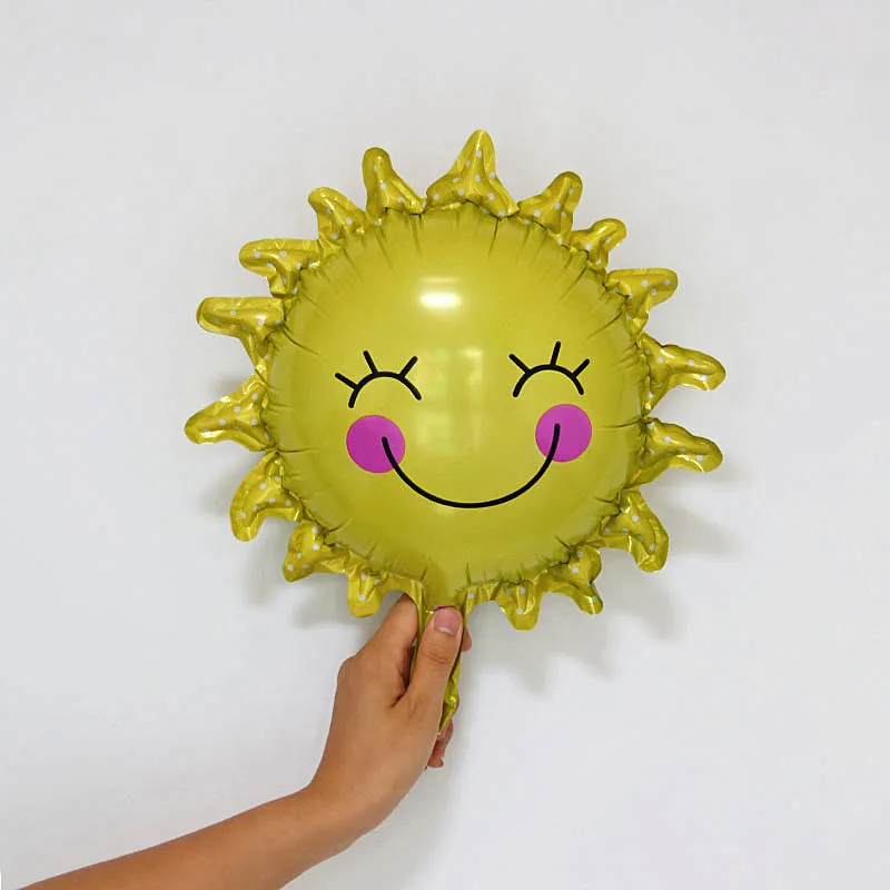 Желтые Подсолнухи фольгированные Алюминиевые шарики для свадебной вечеринки Украшенные Детские шары на день рождения новые детские игрушки на День Матери