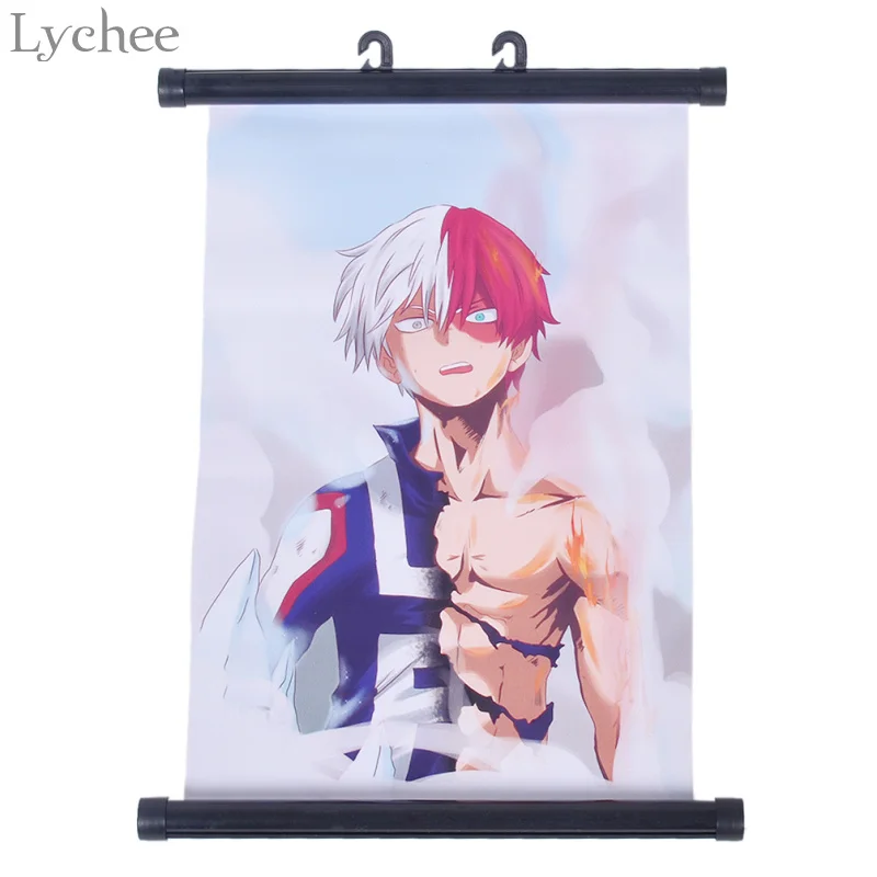 

Lychee Japan Anime Boku no Hero Academia Poster Canvas Scroll Painting Home Wall Print Modern Art Decor Poster