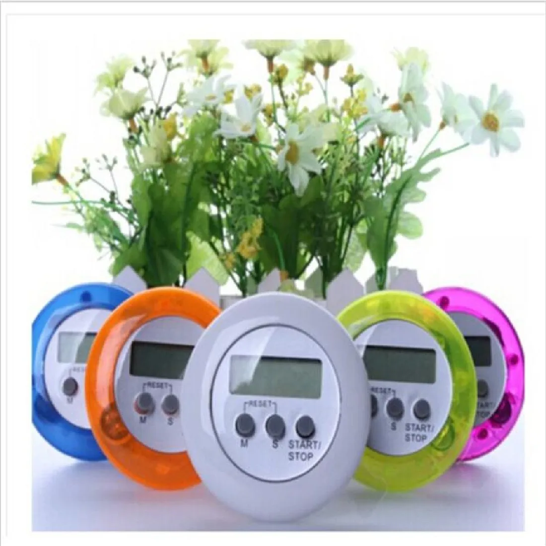 

Random color Digital Magnetic LCD Stopwatch Timer Kitchen Racing Alarm Clock Stop Watch