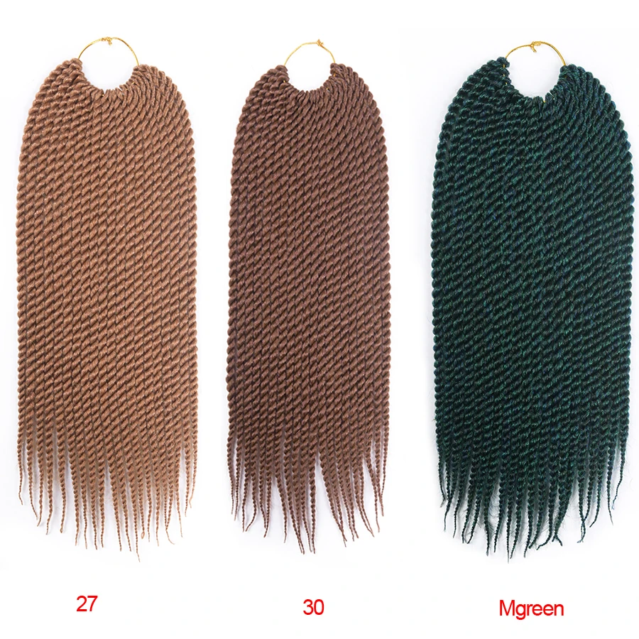 Рафинированные волосы 12, 14, 16, 18, 20, 22 дюйма, 0,8 диаметр, вязанные крючком косы, Сенегальские твист, Омбре, синтетические волосы для плетения, бордовый