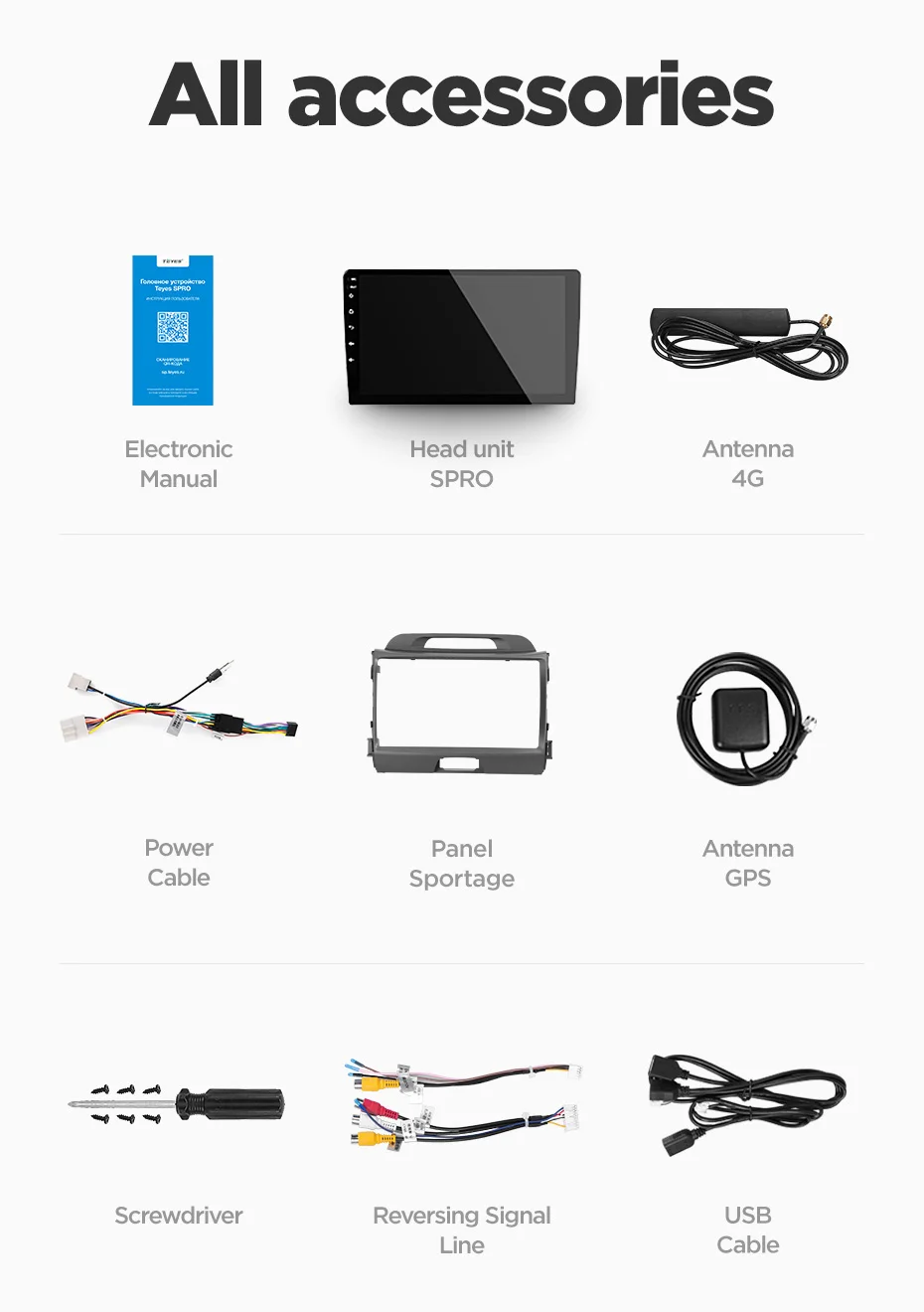 Flash Deal TEYES SPRO Car Radio Multimedia no 2 din android 8.1 Sportage 3 4 2010-15 Video Player Navigation GPS For KIA Sportage 1 2 sedan 26