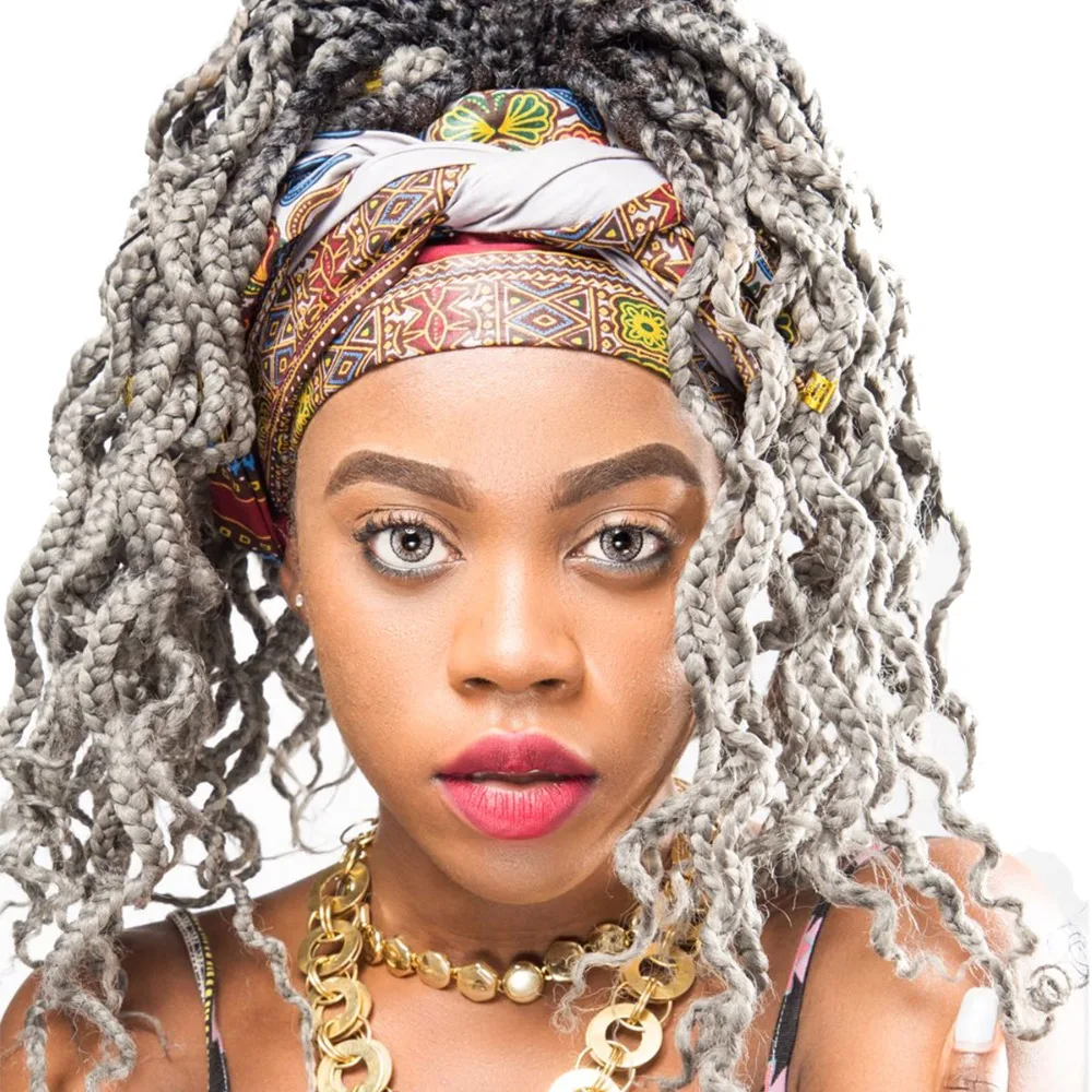 

Shenbolen African Headwrap Dashiki Traditional Headtie Scarf Turban 100% Cotton Wax 72"x22"