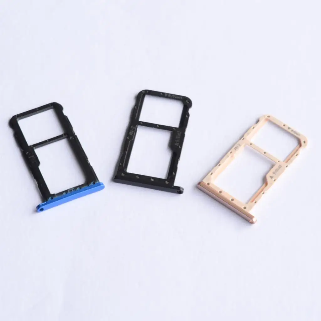 Nano SIM/ Micro SIM Card Tray Holder Micro SD TF Card Slot Holder Adapter for Huawei P20 lite/Nova 3E