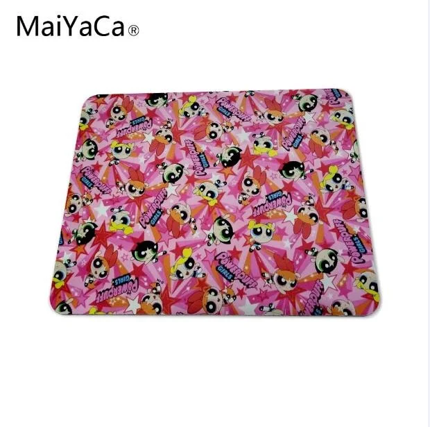 MaiYaCa индивидуальные роскошные печати красота японский Powerpuff девушки мышь коврик для оптических/трекбол мышь Прямая поставка услуги - Цвет: 18x22cm