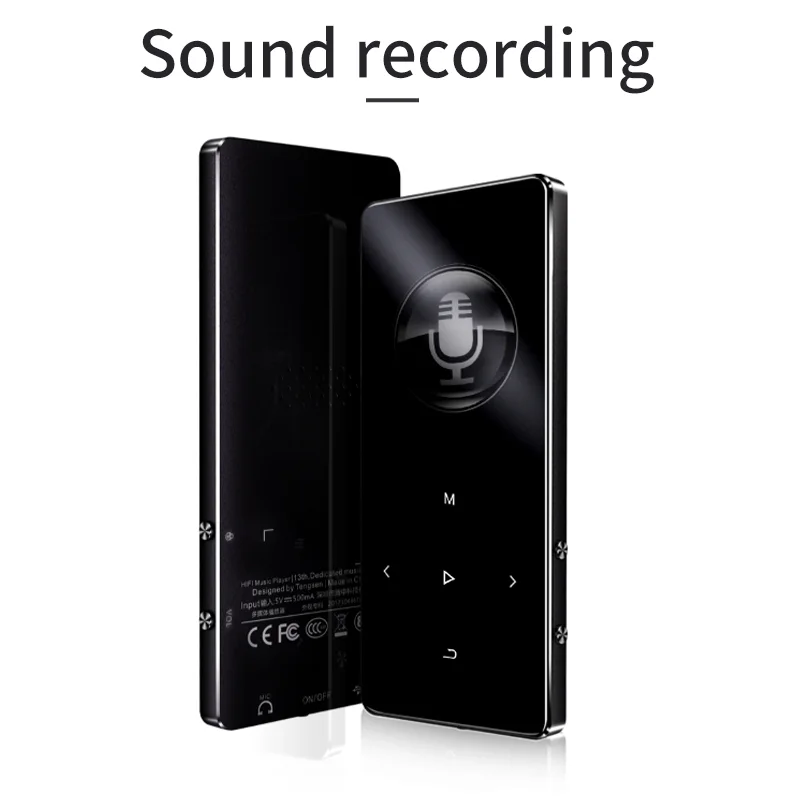 IQQ новая версия MP3-плеер с bluetooth Динамик Сенсорный экран и встроенный 16G HiFi портативный walkman с радио/FM/запись
