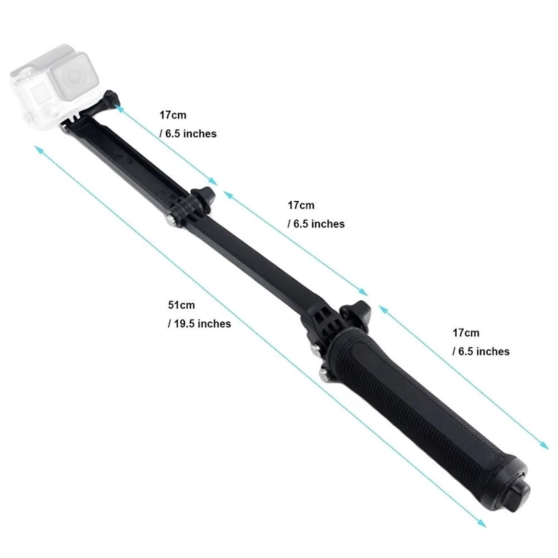 3-Way-Waterproof-Monopod-Selfie-Grip-Tripod-Mount-For-Gopro-Hero-3-2-3+-5-4-Session-SJ4000-Xiaomi-Yi-4K-Go-Pro-Camera-Acessorios (14)