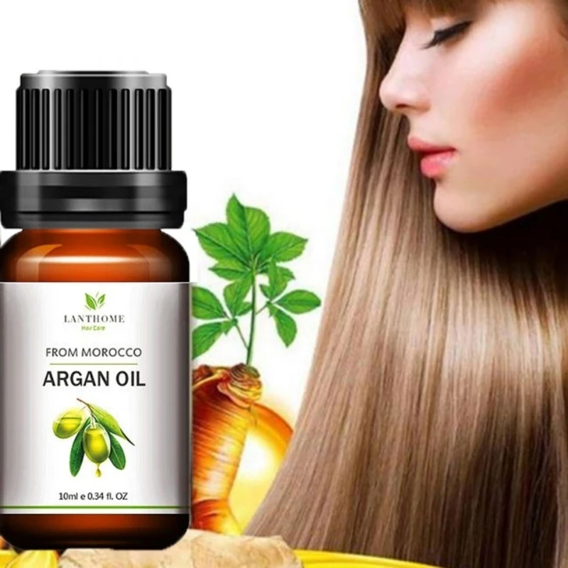 10 мл марокканское аргановое масло чистое натуральное увлажняющее сухие волосы поврежденное обслуживание