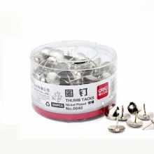 300 шт./упак. из нержавеющей стали металлический thumtack для школьных канцелярских и офисных принадлежностей