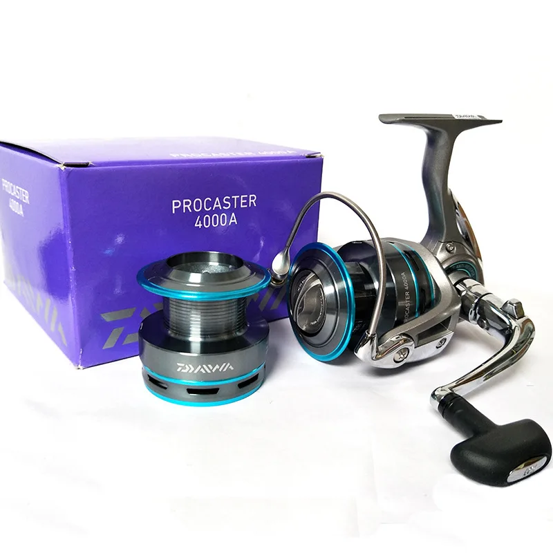 2019 الأصلي دايوا PROCASTER ABS والمعادن الغزل الصيد بكرة 2000-4000 حجم 7BB Carretilha المياه المالحة المعادن بكرة الفراغ