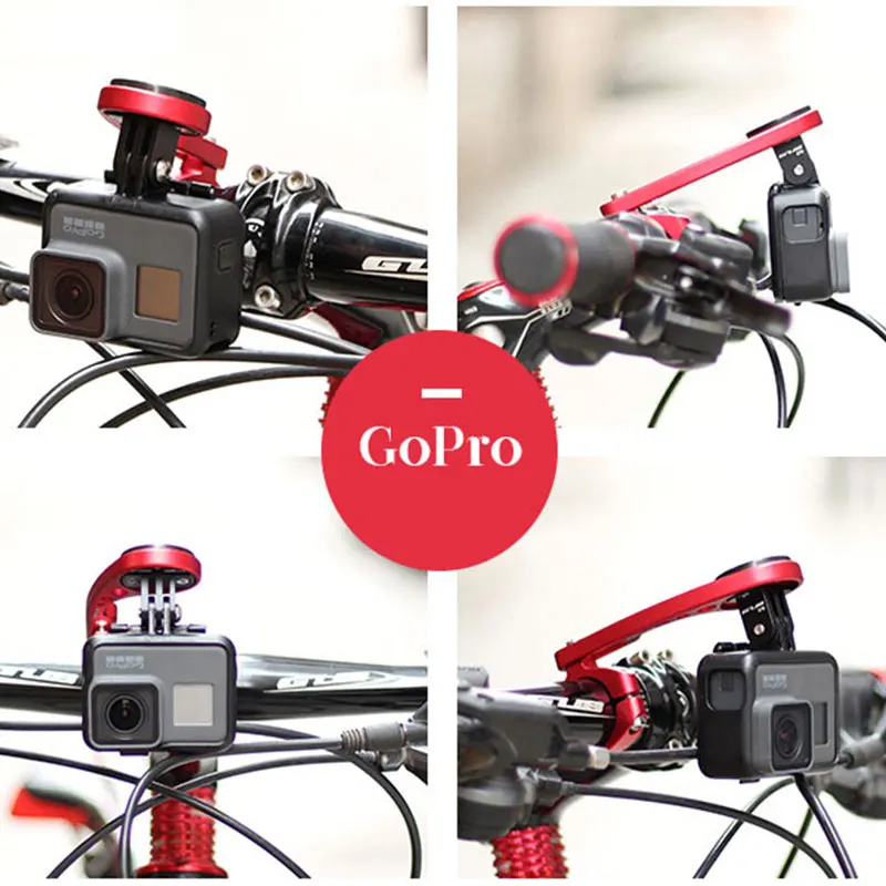 Дешево GUB 660 велосипедная MTB камера велосипедный компьютерный держатель font b gps b font GoPro стойка телескопическая поддержка для CATEYE Garmin Bryton крепление регулируе...
