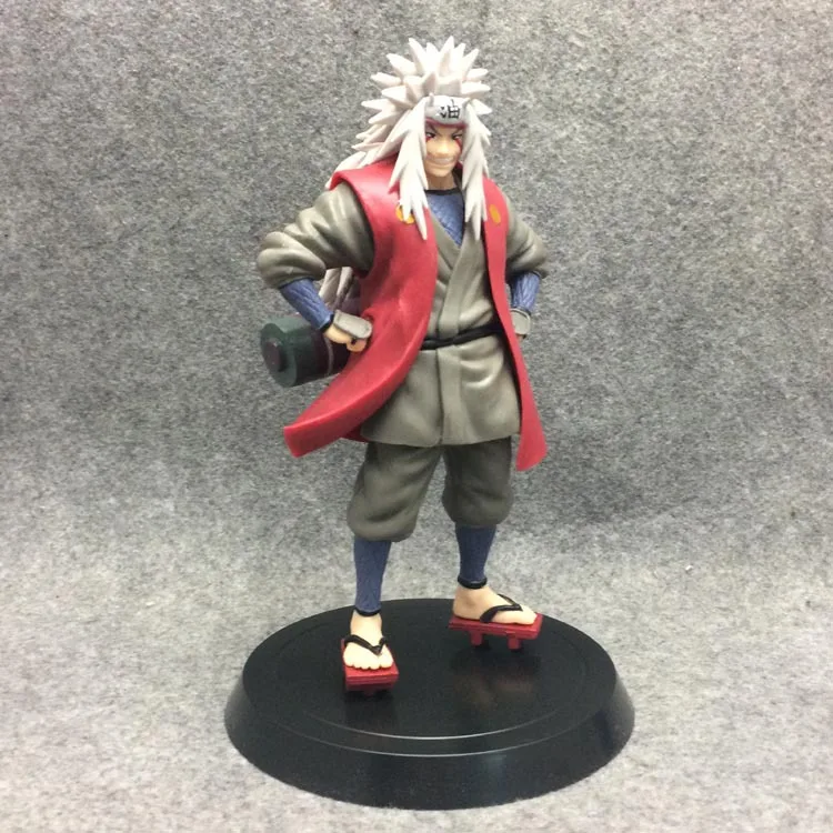 Аниме 18 см Naruto Shippuden Jiraiya Статуэтка из ПВХ фигурка Коллекционная модель игрушки подарок