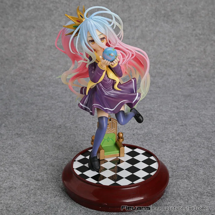 

No Game No Life Imanity Shiro 1/7 Scale Painted Figure Collectible Model Toy 22cm SGFG313