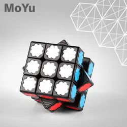 Новейший MoYu черный Кристальный куб 3x3x3 Mofangjiaoshi 3x3 магический куб cubing классная Скорость Куб обучающий детские игрушки, Прямая поставка