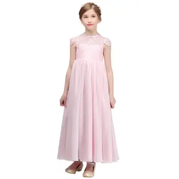 

Children Girls Mesh Lace Flowers Tutu Princess Dress Kids Dresses For Girls Wedding Evening Party Baby Girl Clothes Vestido F191