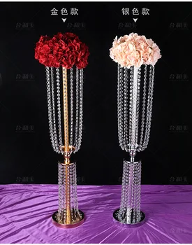 

2pcs 80cm tall acrylic crystal wedding road lead wedding centerpiece event wedding decoration/ event party decoration for table