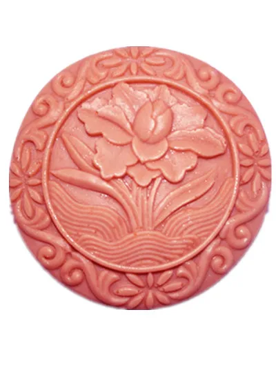 Flower Pattern silicone soap Mold Food Grade Silicone moon Cake Baking Molds Handmade Soap mould