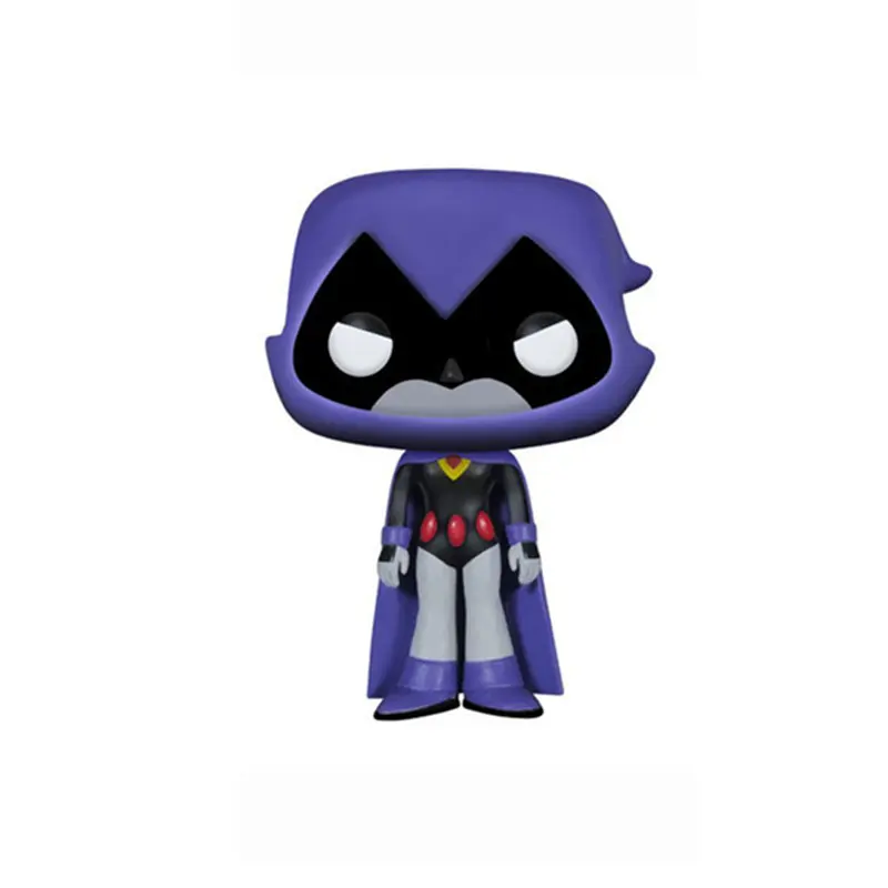 

NEW 10cm )Teen Titans Go! raven action figure big Bobble Head Q Edition no box for Car Decoration