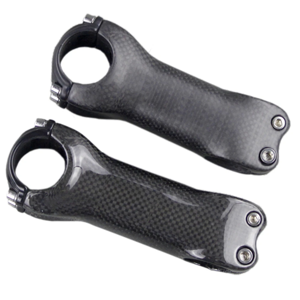 

NO LOGO Road cycling Mountain Bike STEM Angle 6/17 Degrees 31.8mm 3K Matte/gloss Full Carbon Fiber stem Road/MTB Bicycle Parts