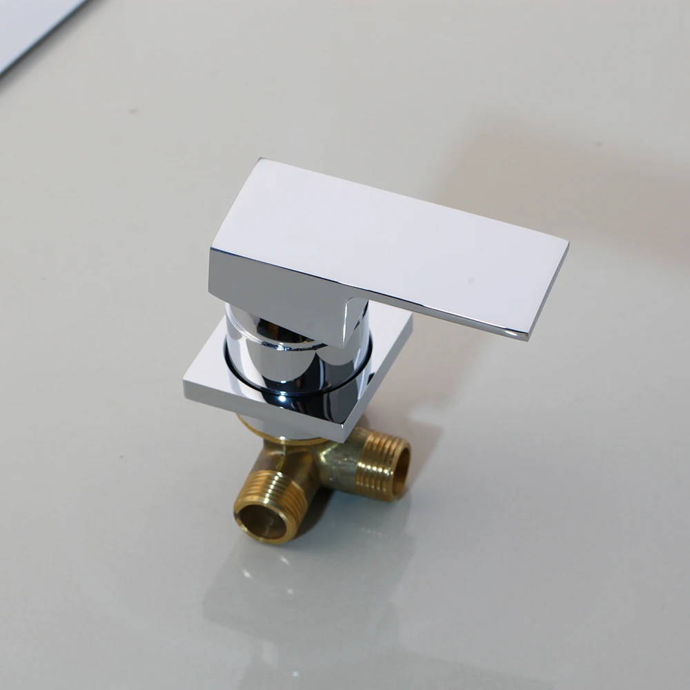 KEMAIDI الحائط شلال صنبور الحمام الكروم النحاس صنبور الغرور بالوعة صنبور حوض خلاط أطول نمط