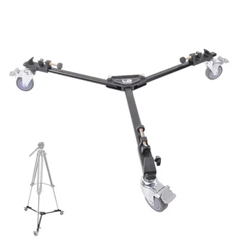 

EACHSHOT WT-600 Tripod Dolly for Video Tripod Max Load 10kg Video Folding Wheels Heavy Duty Slider Tripod Dolly for Camera Stand