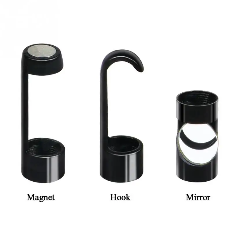 Flexible Hook Design Wireless Endoscope Set Magnet Side View Mirror for 8mm Camera Waterproof Soft Cable Inspection